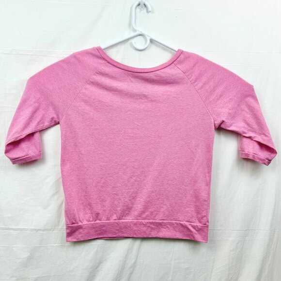 Run Like You're Being Chased T-Rex 3/4 Sleeve Tee Women M Pink Fifth Sun - Picture 3 of 5